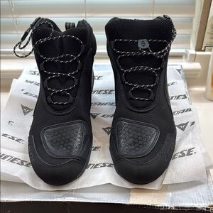 Black Dainese Motorcycle Shoes